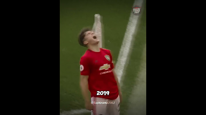 First and Last DANIEL JAMES #manchesterunited