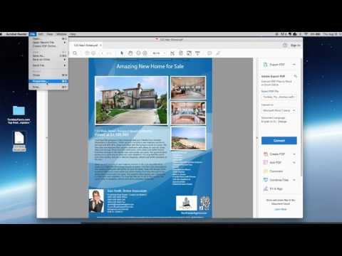 Email Your Real Estate Flyer as PDF or PNG Image (Mac Users)