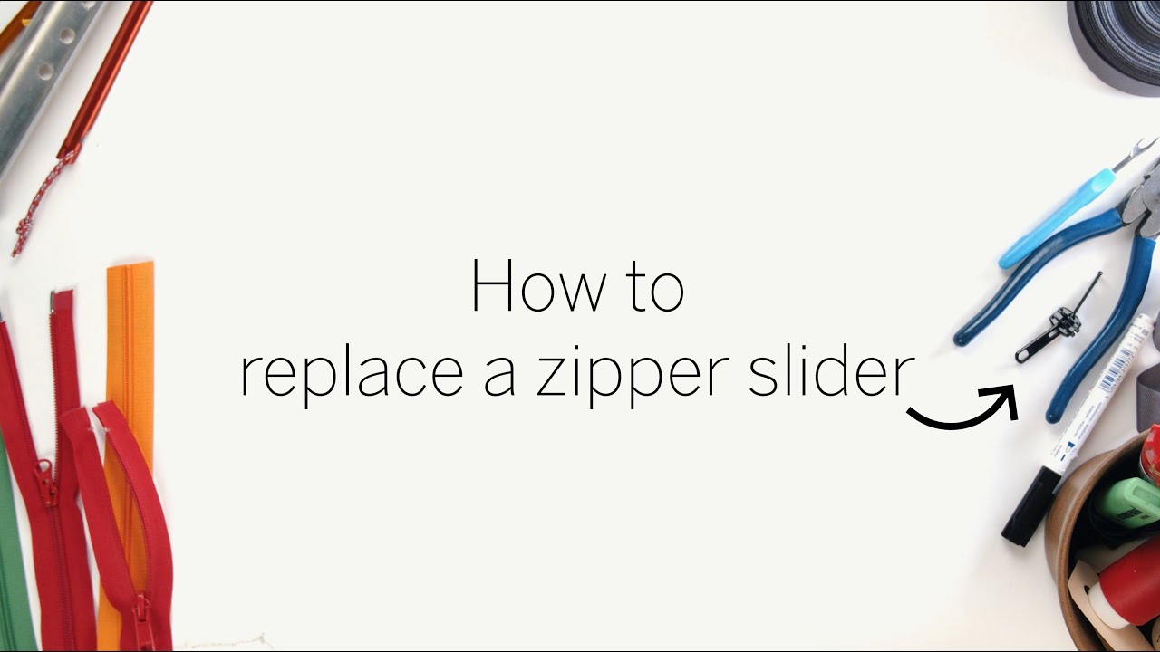 How to Replace a Zipper Slider