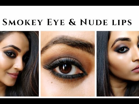 Smokey Eyes and Nude Lips Kinda Day! - YouTube