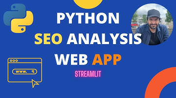SEO Analysis Web App with Python and Streamlit