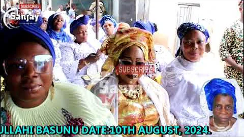 8 DAYS FIDAU PRAYER OF ALHAJA TAIBAT BASUNU IYA IYAWO ALHAJI RASHEED AYINDE 10 AUGUST 2024