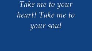 Video thumbnail of "Take me to your heart  lyrics"