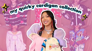 MY CLOSET TOUR | Quirky Knitted Cardigan Collection! 👵🏼💖