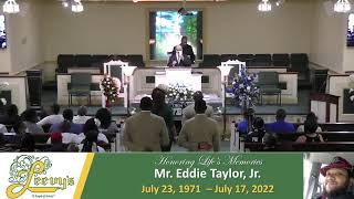 Mr. Eddie (Bug) Taylor, Jr.- July 23, 2022- Leevy's Funeral Home Livestream
