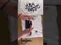 Positive and negative space felt appliqué tutorial