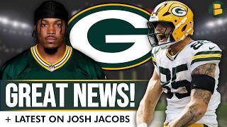 Packers Get GREAT NEWS On Tucker Kraft + Latest On Josh Jacobs | Green Bay Packers News