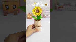DIY pista Sunflower decor ✨🌻💖...#diy #craftideas #sunflower #decor #trending #shorts