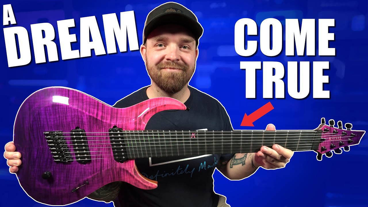 gfc 8strings guitar 8弦 I got my custom 8-string! (after 20+ years) - YouTube