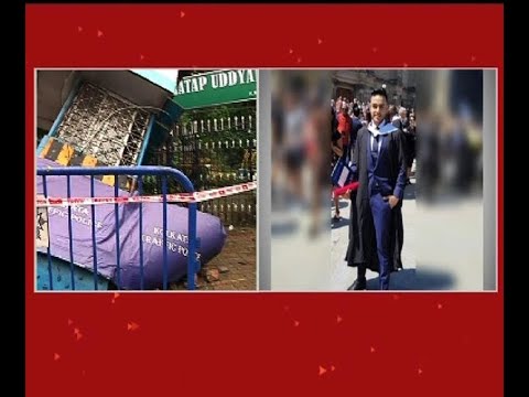 abp ananda live tv bangla Question on non-implementation of law to curb speed of cars in the state after accident at Shakespea