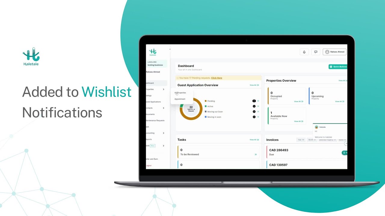 Wishlist Feature to Gauge Property Interest