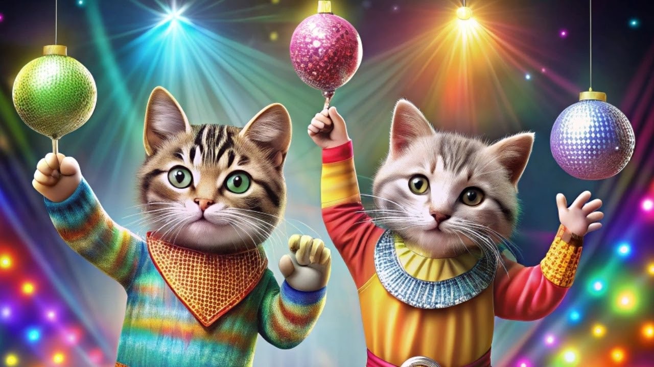 Funky Cat Moves 47 | The Ultimate Funny Cat Song Party! - YouTube