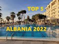 TOP 5 BEST FIVE STAR HOTELS ALBANIA 2022  / DURRES GOLEM BAY #Albania #besthotels