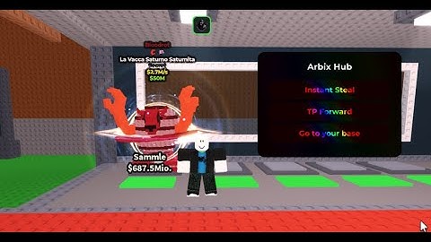 [OP] STEAL A BRAINROT SCRIPT - ARBIX HUB, INSTANT STEAL, FLY TO BASE, NOCLIP, NO HIT *PC & MOBILE*