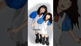 yuk yang mau di gambar kartun kayak gini langsung aja ke IG azWarNbx #shorts #shortvideo #shortfeed