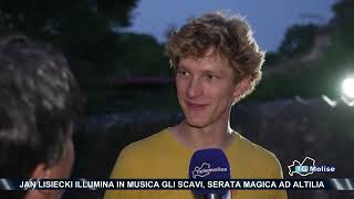 Jan Lisiecki illumina in musica gli scavi, serata magica ad Altilia