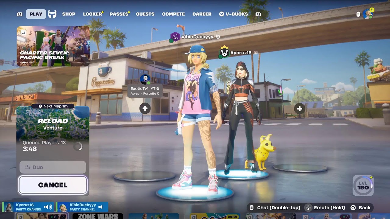 carrying viewers in fortnite