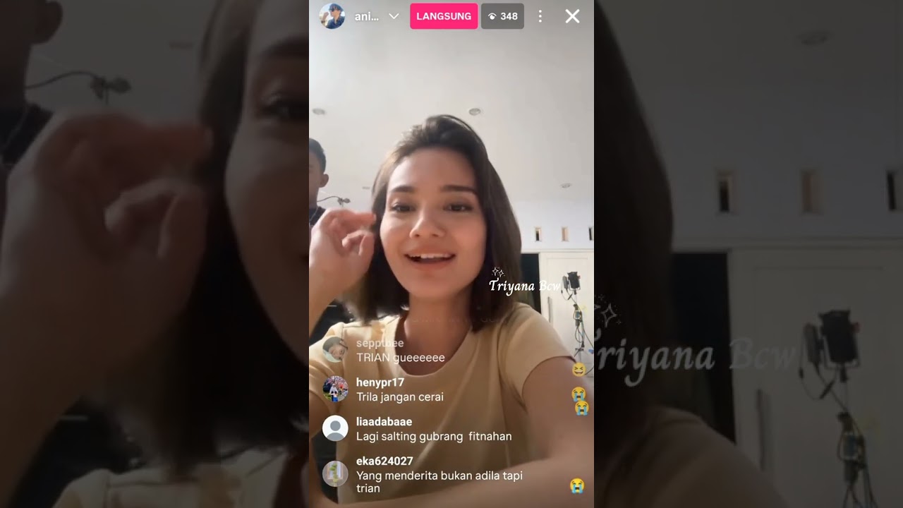 Live Bu sut & cast Beri cinta waktu - 29 Oktober | Triyana Bcw 