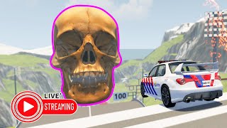 Giant Skull Island - Epic Cars High Speed Jump | Jean Daniel. screenshot 2