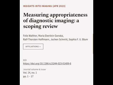 Measuring appropriateness of