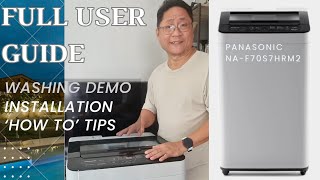 'Latest' Panasonic Topload Automatic Washing Machine | NA-F70S7HRM2 | REVIEW | Full User Guide