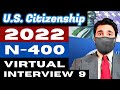 2021 Virtual Mock Interview 9 Naturalization | US Citizenship (entrevista) ciudadania estadounidense