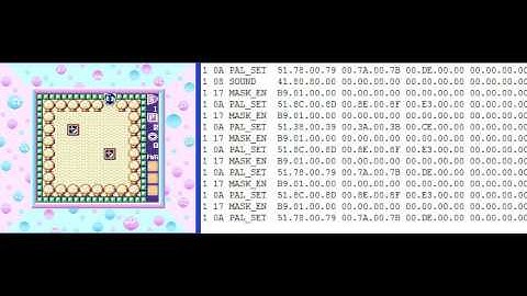 Games with Super Game Boy SOUND Programming Adventures of Lolo E Part 2 SGB Listing view