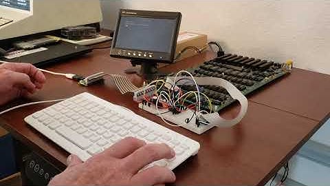 Apple II plus with USB keyboard using Raspberry Pi Zero