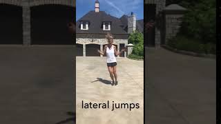 Lateral Jumps - workout from TallBlondeBell