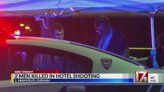 2 found dead after shooting outside hotel in Durham