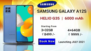  Samsung Galaxy A12s With Helio G35 |  Galaxy A12s Specs, Price, Features, India Launch Date