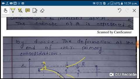 Soil mechanics; consolidation lecture 5