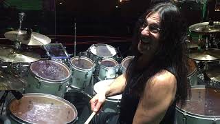 Mike Mangini kit usage for Dream Theater's "Don't Look Past Me"