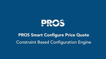 Smart Configure Price Quote - Constraints-Based Configuration Engine