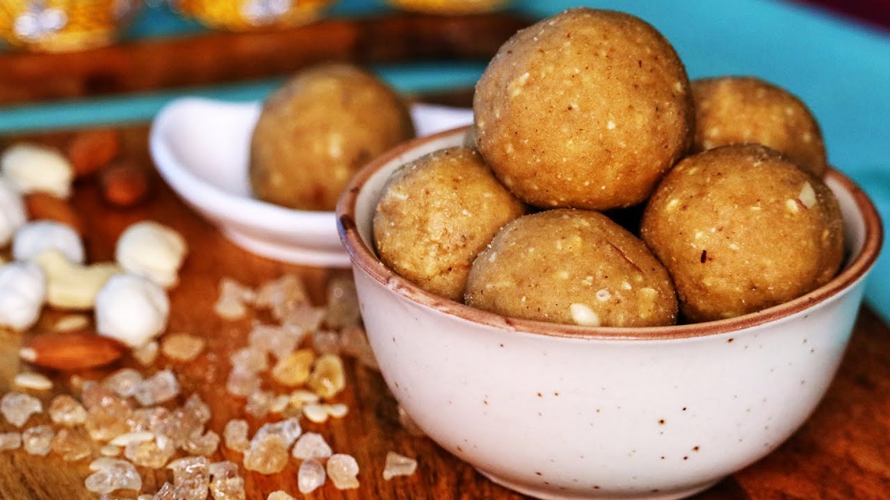 Gond Ke Laddoo | Edible Gum, Dry-fruits, Seeds Aata laddoo | Tips for perfect laddoo & its benefits