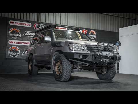 Transforming an Old Land Cruiser 100 Series Bumpers and Roofrack!