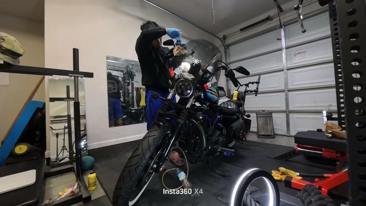 Brake Fluid Flash on 2019 Harley Davidson Sportster 1200