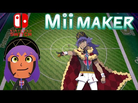 Mii Maker How To Create Leon From Pokemon Sword Shield Youtube