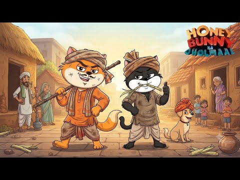 Hunny Bunny बने गांव के रंगबाज | Hunny Bunny Jholmaal Cartoon For Kids | Moral Stories In Hindi