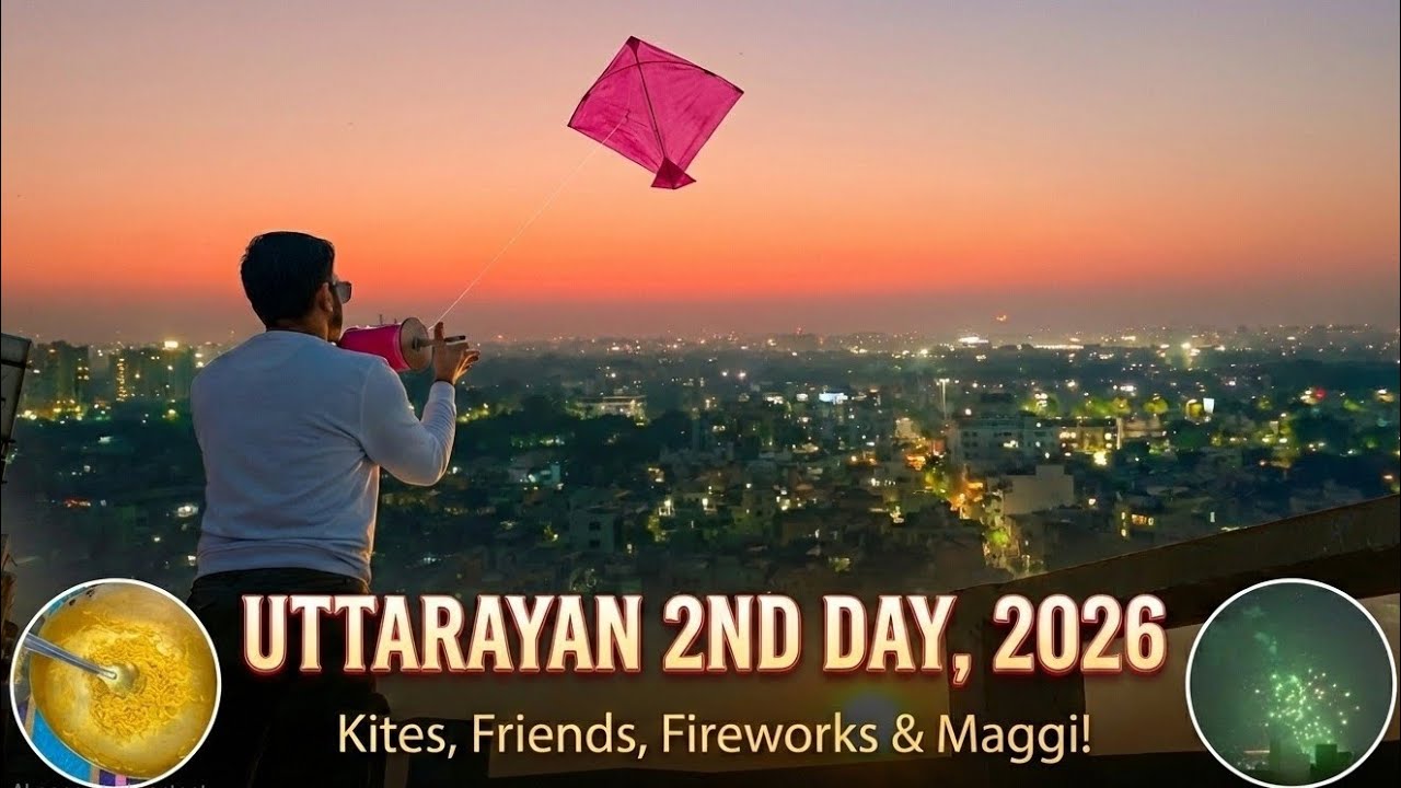Exams, Kites & Maggi: The Best Uttarayan 2026!🪁🍜🎉 | The Day I Didn't Want to End...😌💖✨| Daily Vlog🎥✨