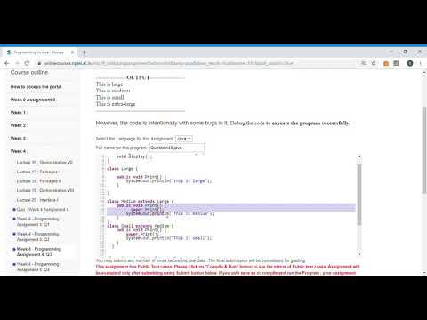Programming In Java   2019   WEEK 4    Programming Assignment 4   Q3