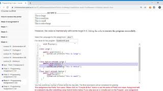 Programming In Java   2019   WEEK 4    Programming Assignment 4   Q3