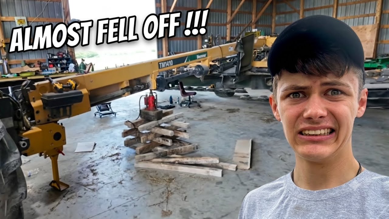 Bearing Fire & Loose Bolts - My Hay Mower ALMOST FELL OFF!!!