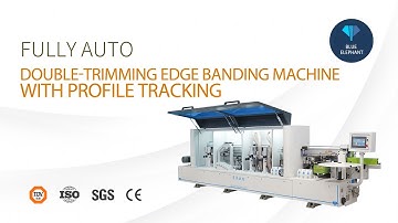 Fully Automatic E70 Double Trimming Edge Banding Machine with Profile Tracking for Cabinet Making