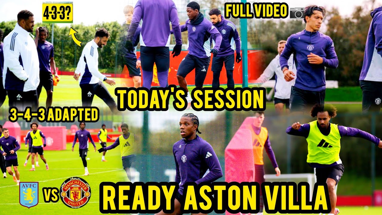 LIVE NOW🔴SESKO, CUNHA, MAINNO, ZERKZEE & MORE INSIDE TRAINING AHEAD OF ASTON VILLA 