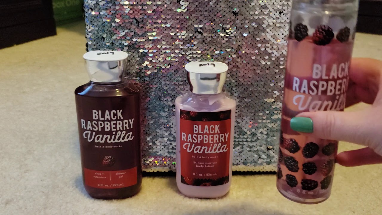 Bath and body works fragrance review for Black Raspberry vanilla YouTube