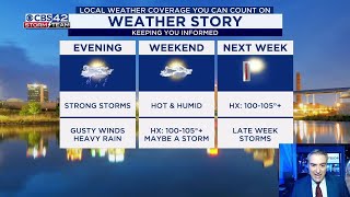 7 PM Weather Around the Clock