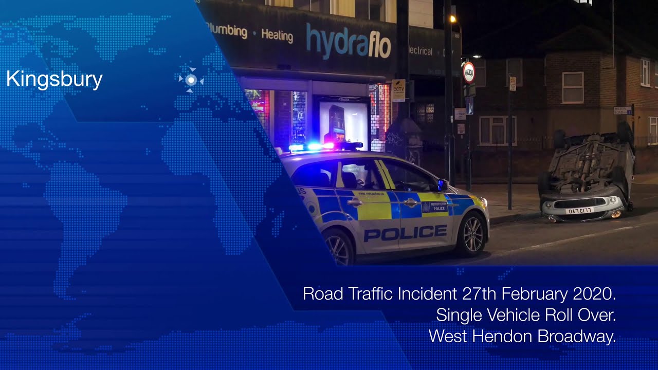 27th February 2020 Road Traffic Incident, Single Vehicle Rollover. West