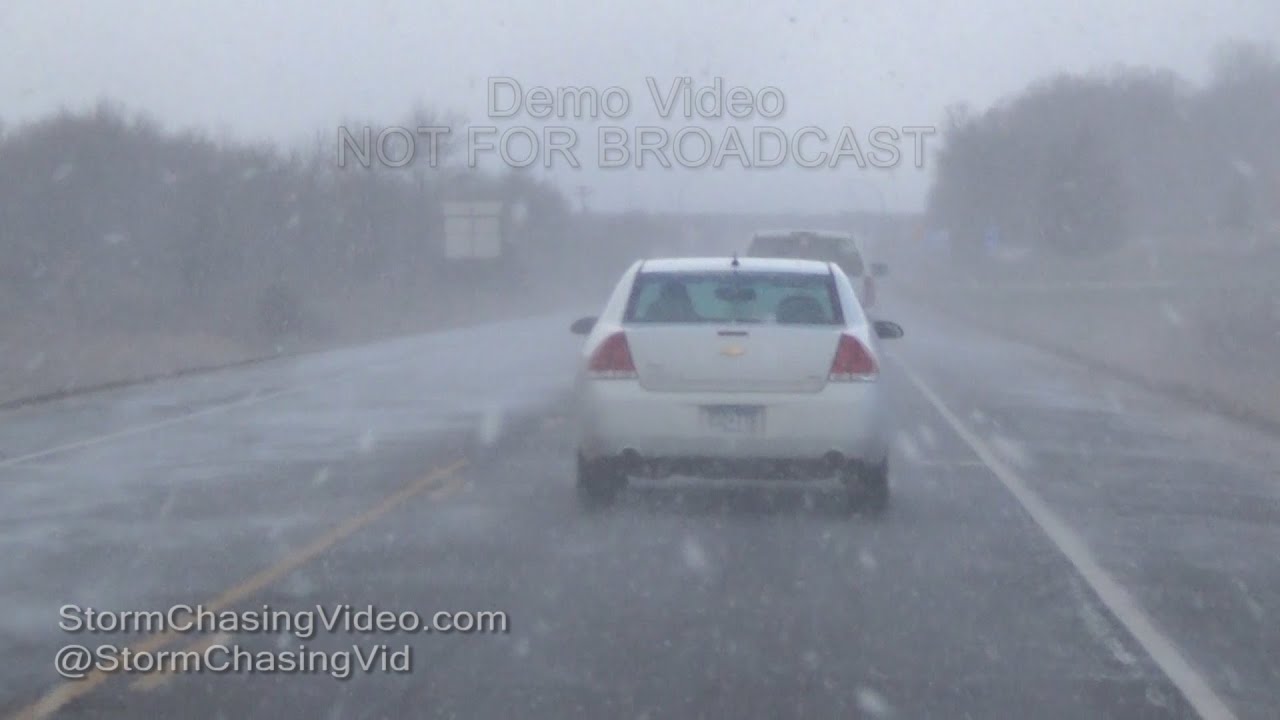 Wright County, MN Late Season Snow - 4/8/2016
