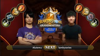 Alutemu vs lambyseries | 2021 Hearthstone Grandmasters Asia-Pacific | Top 8 | Season 1 | Week 1